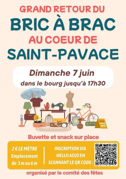 Affiche bric à brac
