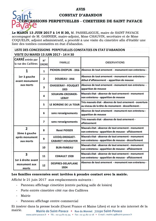 cimetière PV concessions 2017