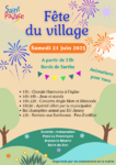 Affiche Fête village