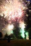 Fête village feu artifice