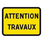 Panneau travaux